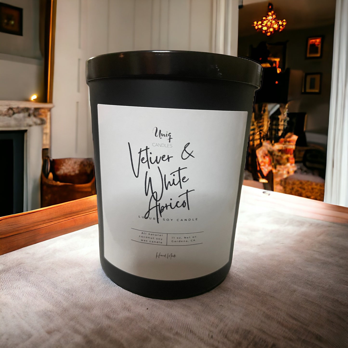 Large Candles - Black Matte Home Decor Candles