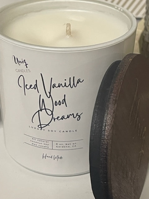 White Matte Home Decor Candles