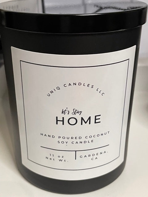 Let's Stay Home!! Uniq Candles - All About The Scent