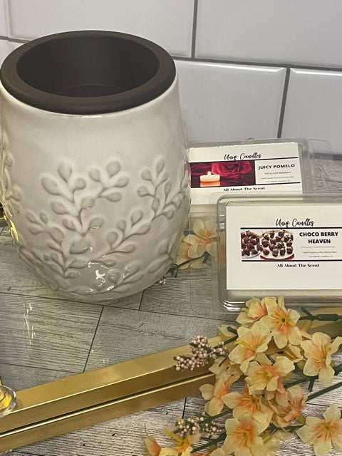 Flip Dish Electric Wax Warmer Uniq Candles - All About The Scent