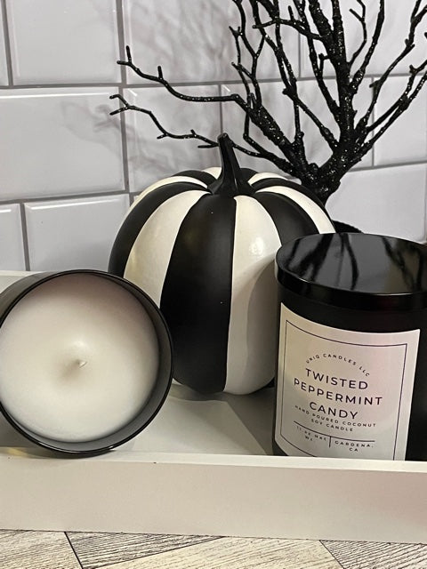 Twisted Peppermint Candy Uniq Candles - All About The Scent