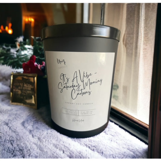 Large Candles - Black Matte Home Decor Candles