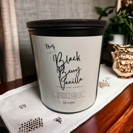 Black Matte 8oz Candles