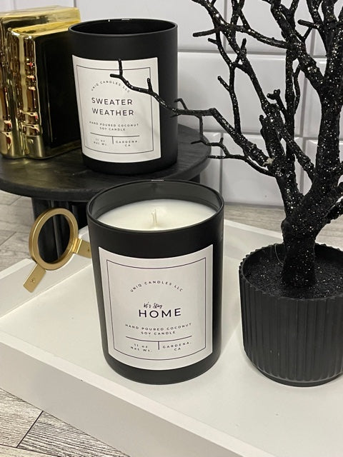 Let's Stay Home!! Uniq Candles - All About The Scent