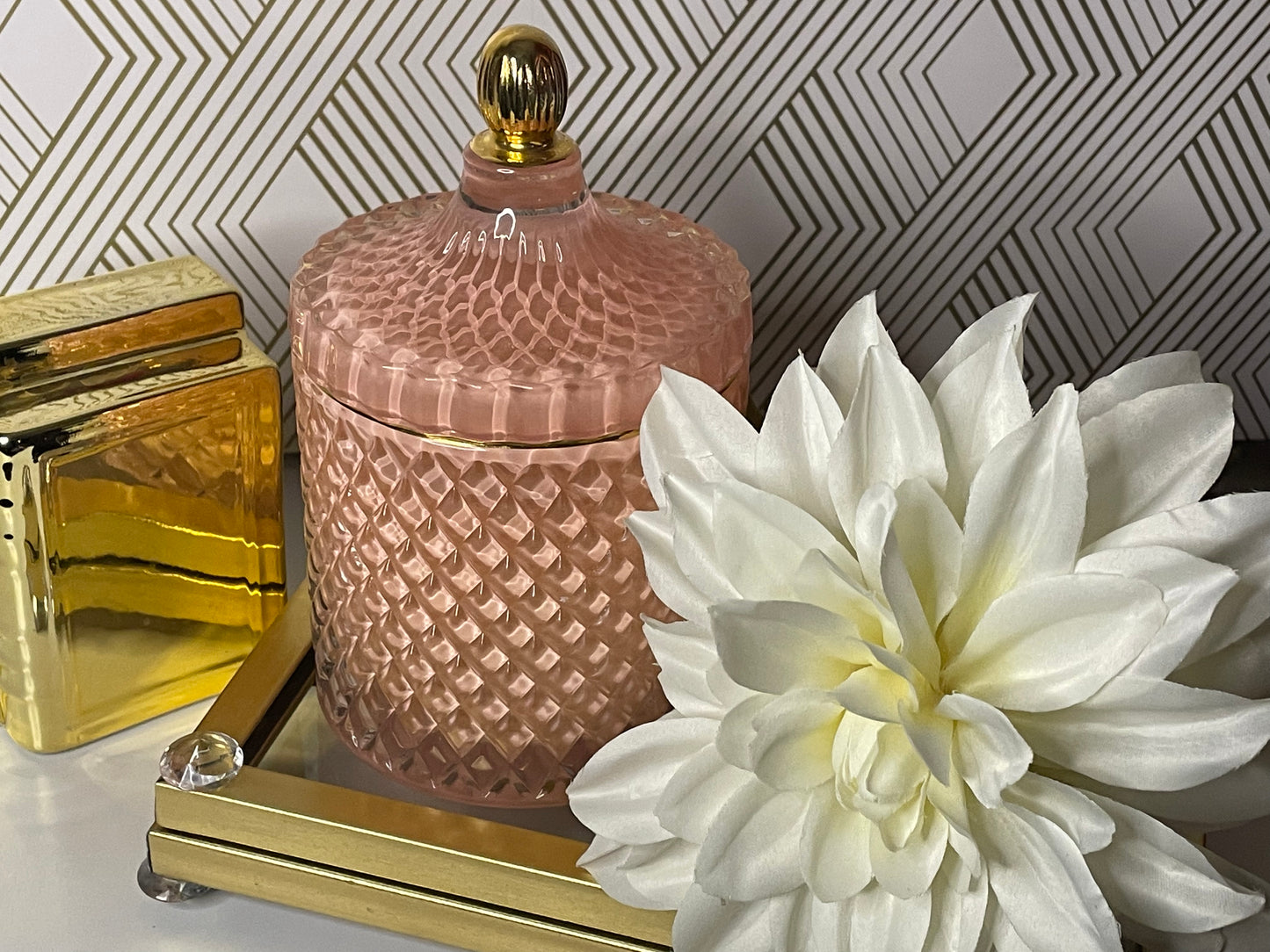 Blush French Cut Uniq Candles - All About The Scent
